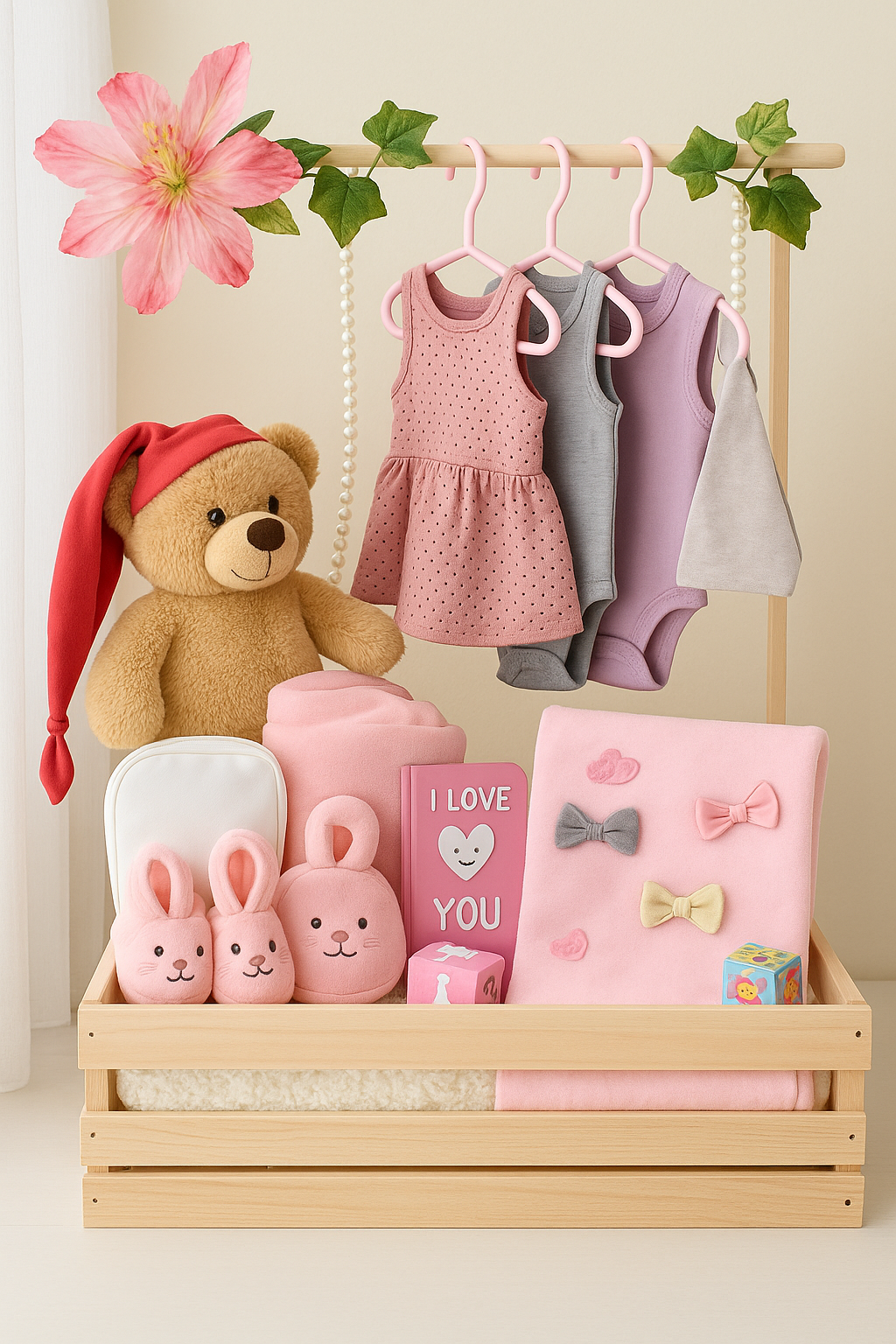 Sweet Beginnings - Baby Girl Gift Crate